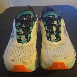 Cloudmaster Running Shoes w/ Orange & Green Accents Size 6.5 W